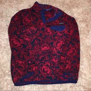 Patagonia Synchilla Fleece pullover Floral print